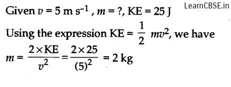 NCERT Solutions for Class 9 Science work power and energy page 150