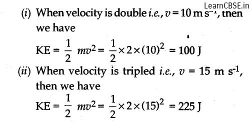 NCERT Solutions for Class 9 Science work power and energy page 151