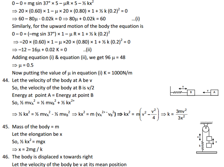 Work and Energy HC Verma Solution of Physics Part – 1