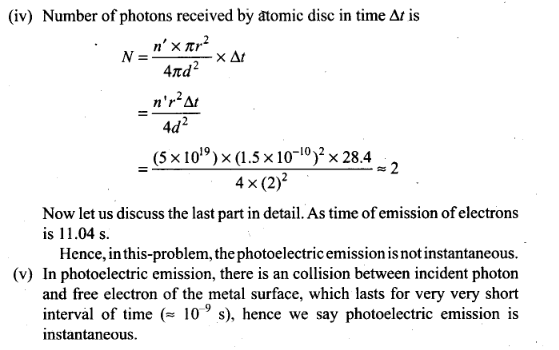 Dual Nature of Radiation and Matter NCERT Exemplar Problems Solutions Physics