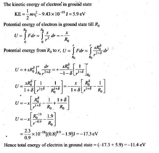 Atoms NCERT Exemplar Problems Solutions Physics