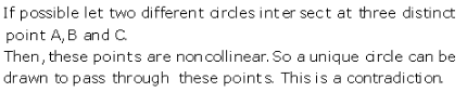 Chapter 10 Circles RS Aggarwal Solution for Class 9th Maths